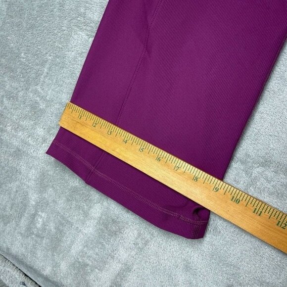 Active Flare Pants Large 32 Degrees Cool Purple Stretchy & Comfy d0419 - Picture 3 of 7